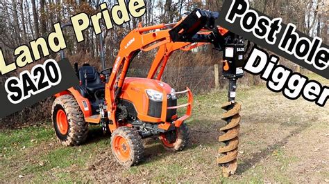 kubota post hole digger attachment